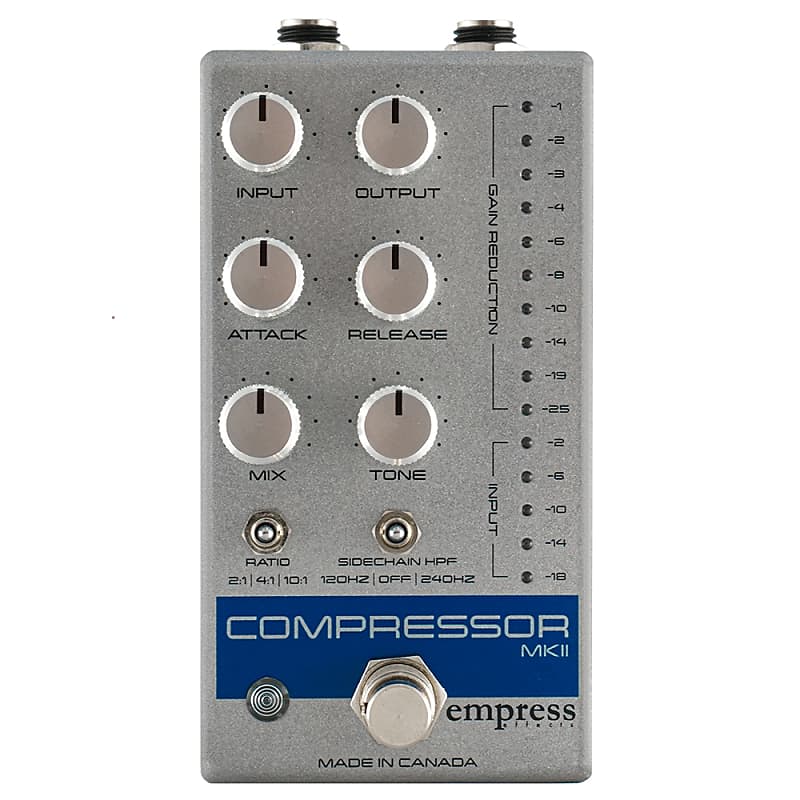Empress Effects Guitar Compressor MKII Pedal - Blue | Sweetwater