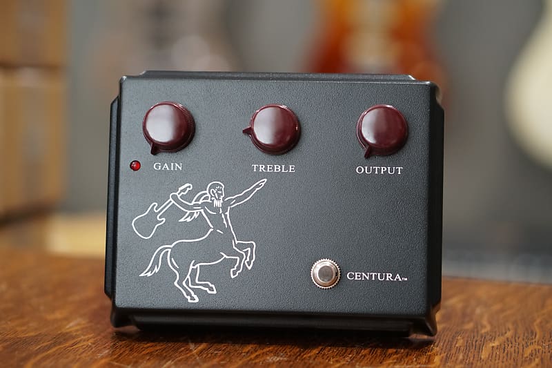 centura guitar pedal Ceriatone Centura Professional Overdrive Black w/ Horse