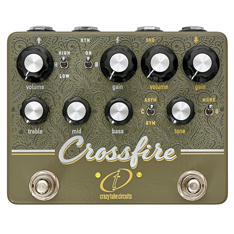crazy guitar effects pedals Crazy Tube Circuits Crossfire (CTC/Crazy Tube) overdrive