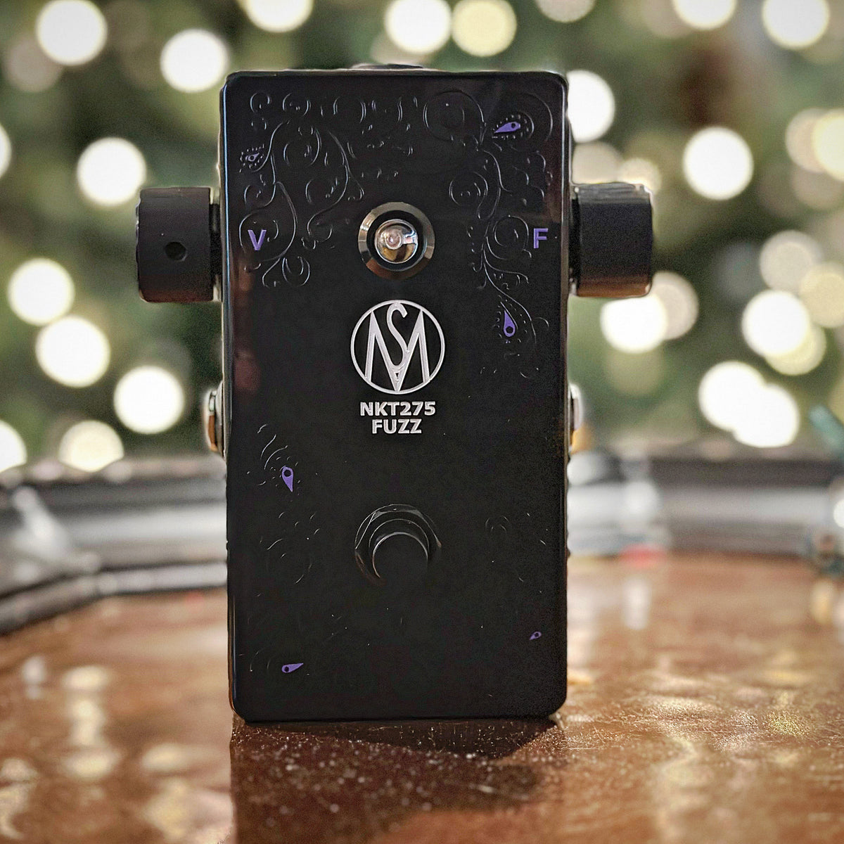 SM Limited Edition All Black Red Dot NKT275 SM Fuzz Pedal