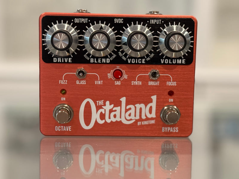 octaland pedal King Tone Guitar Octaland V3 Dual Octave Pedal