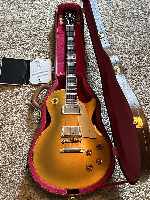 Gibson Custom Shop Murphy Lab '57 Les Paul Goldtop Reissue Light Aged