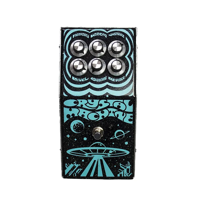 Lo-Fi Mind Effects Crystal Machine Blue over Black