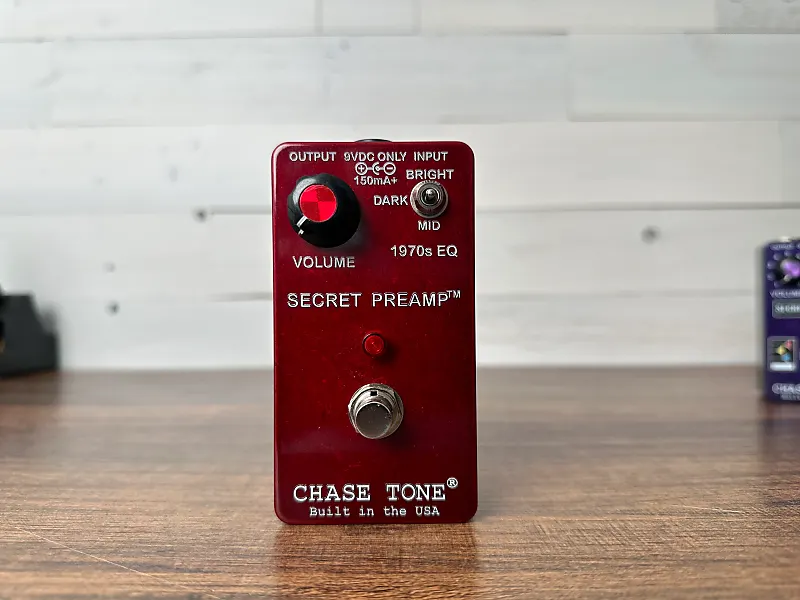 Chase Tone Secret Preamp Custom Shop Candy Apple Red