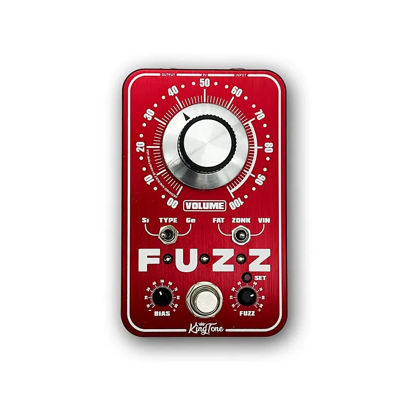 King Tone Guitar MiniFuzz LTD edition Red