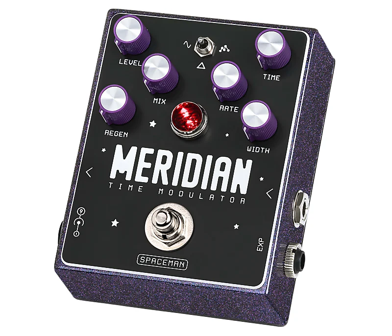 ギター SPACEMAN  Merdian  Purple Sparkle spaceman-effects-meridian-