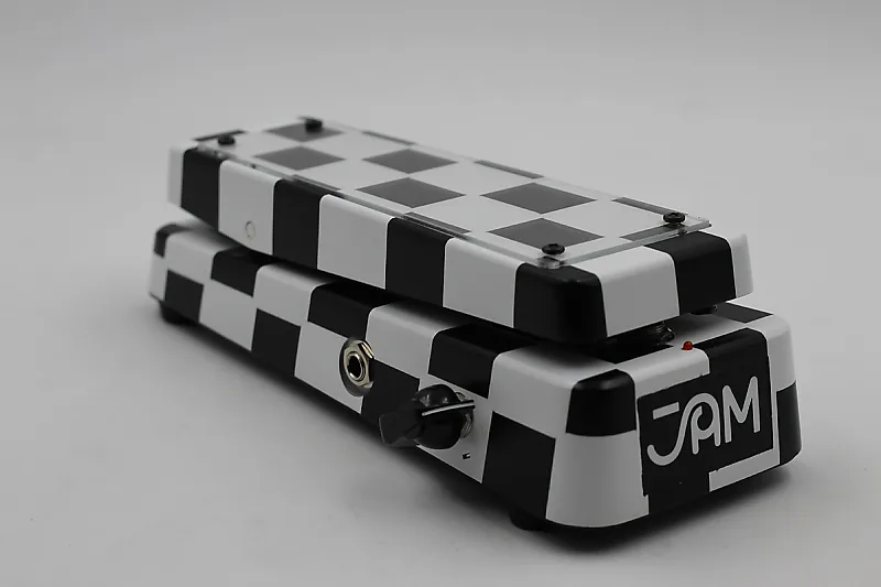 JAM pedals Wahcko Custom Shop white/black checkerboard