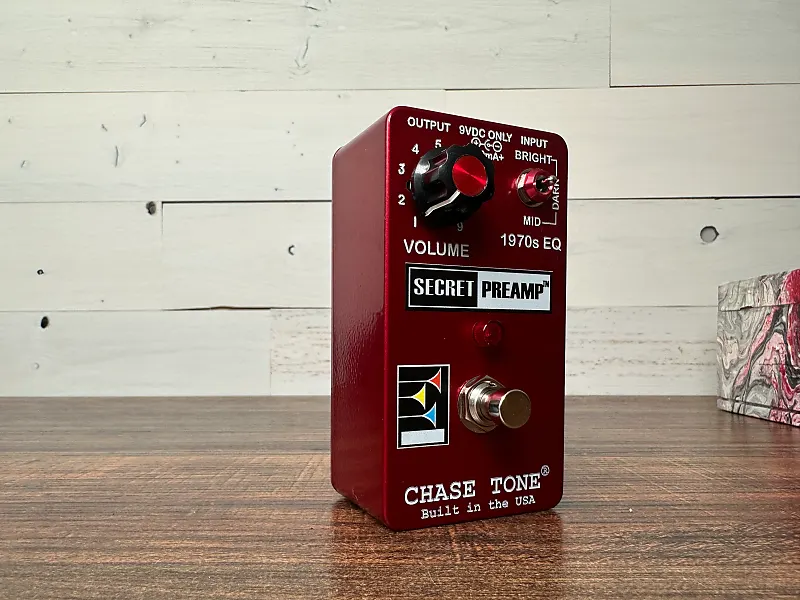 Chase Tone Secret Preamp Custom Shop Candy Apple Red