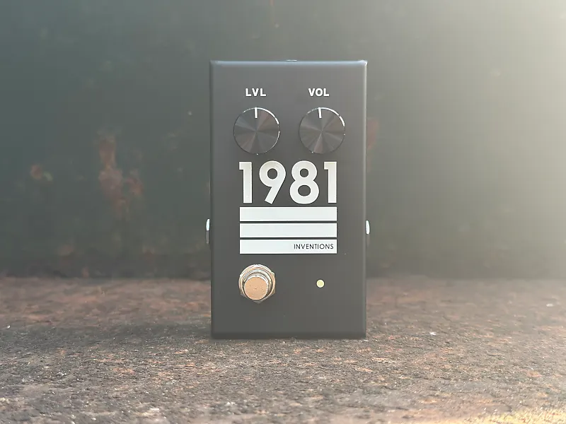 1981 overdrive pedal 1981 Inventions LVL