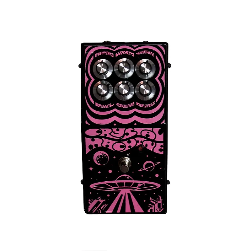 Lo-Fi Mind Effects Crystal Machine Pink over Black