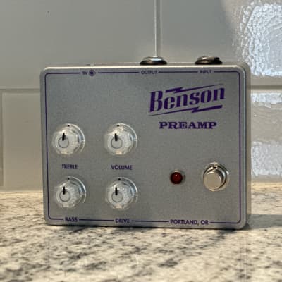 Benson Amps Preamp Pedal AIFG Exclusive Silver Sparkle
