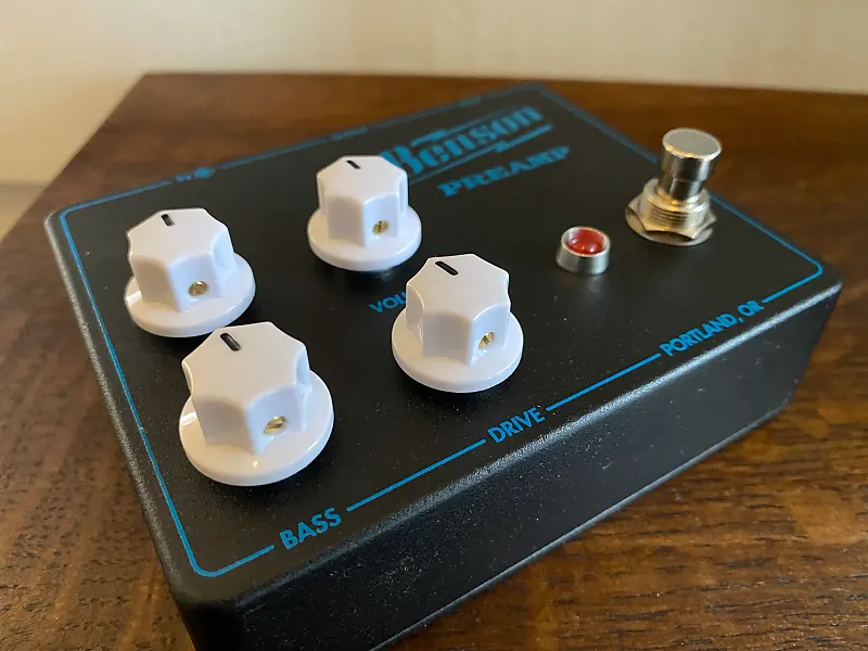 Benson Amps Preamp Pedal exclusive AIFG ocean turquoise colorway Benson Amps Preamp Pedal exclusive AIFG ocean turquoise colorway