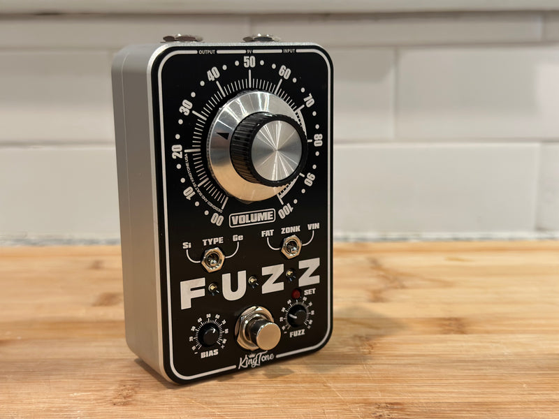 King Tone Guitar miniFUZZ V2 Black/Silver Edition