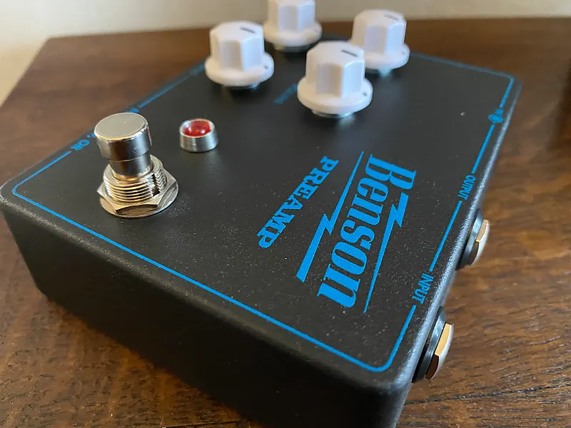 Benson Amps Preamp Pedal exclusive AIFG ocean turquoise colorway Benson Amps Preamp Pedal exclusive AIFG ocean turquoise colorway