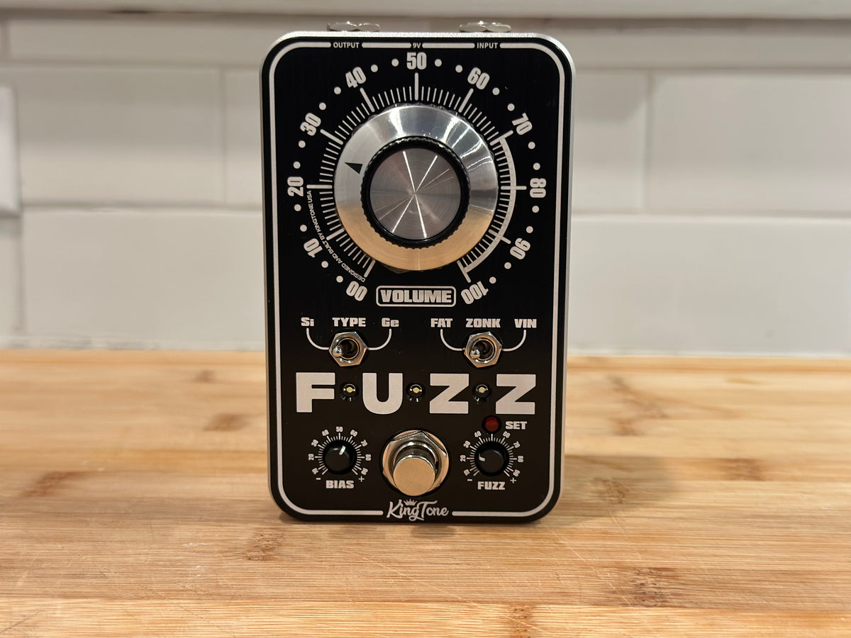 King Tone Guitar miniFUZZ V2 Black/Silver Edition