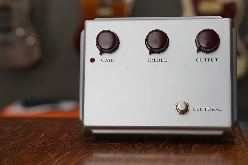 centura guitar pedal Ceriatone Centura Professional Overdrive Matte Silver