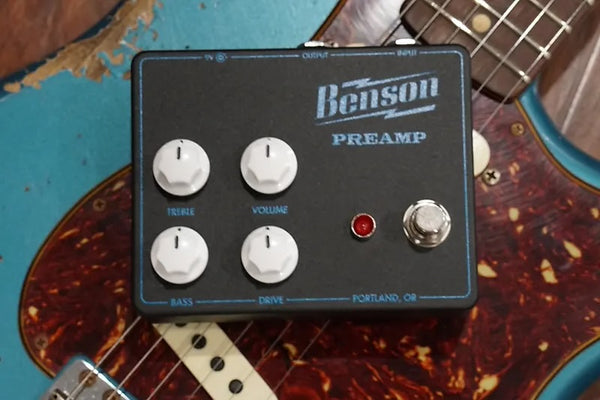 benson amps preamp pedal Benson Amps Preamp Pedal exclusive AIFG ocean turquoise colorway