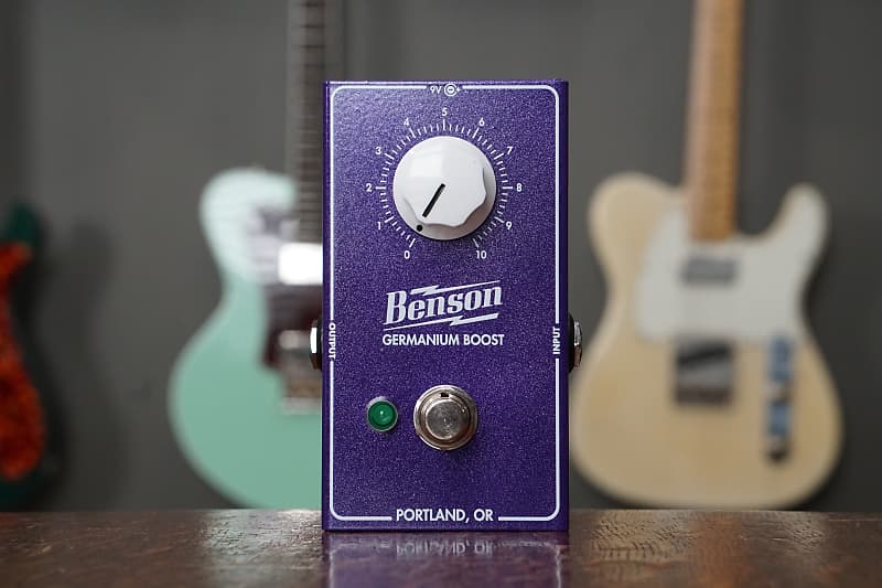 germanium boost pedal Benson Germanium Boost Exclusive Purple Sparkle